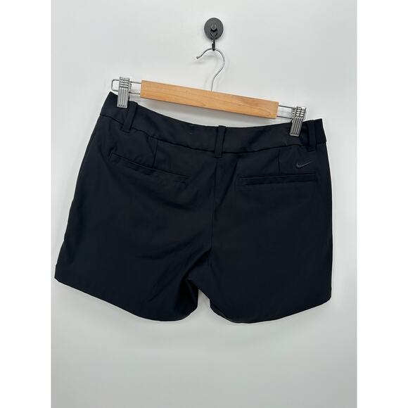 Nike Golf Womens Black Chino Shorts Size 4 Casual Outdoors 4.5" Inseam - Picture 2 of 7